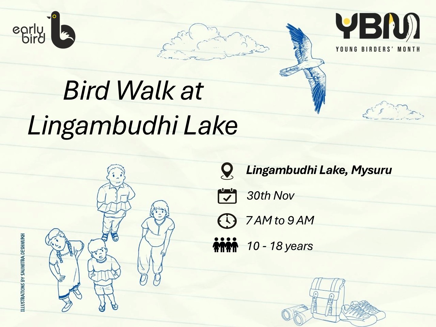 Bird Walk at Lingambudhi Lake