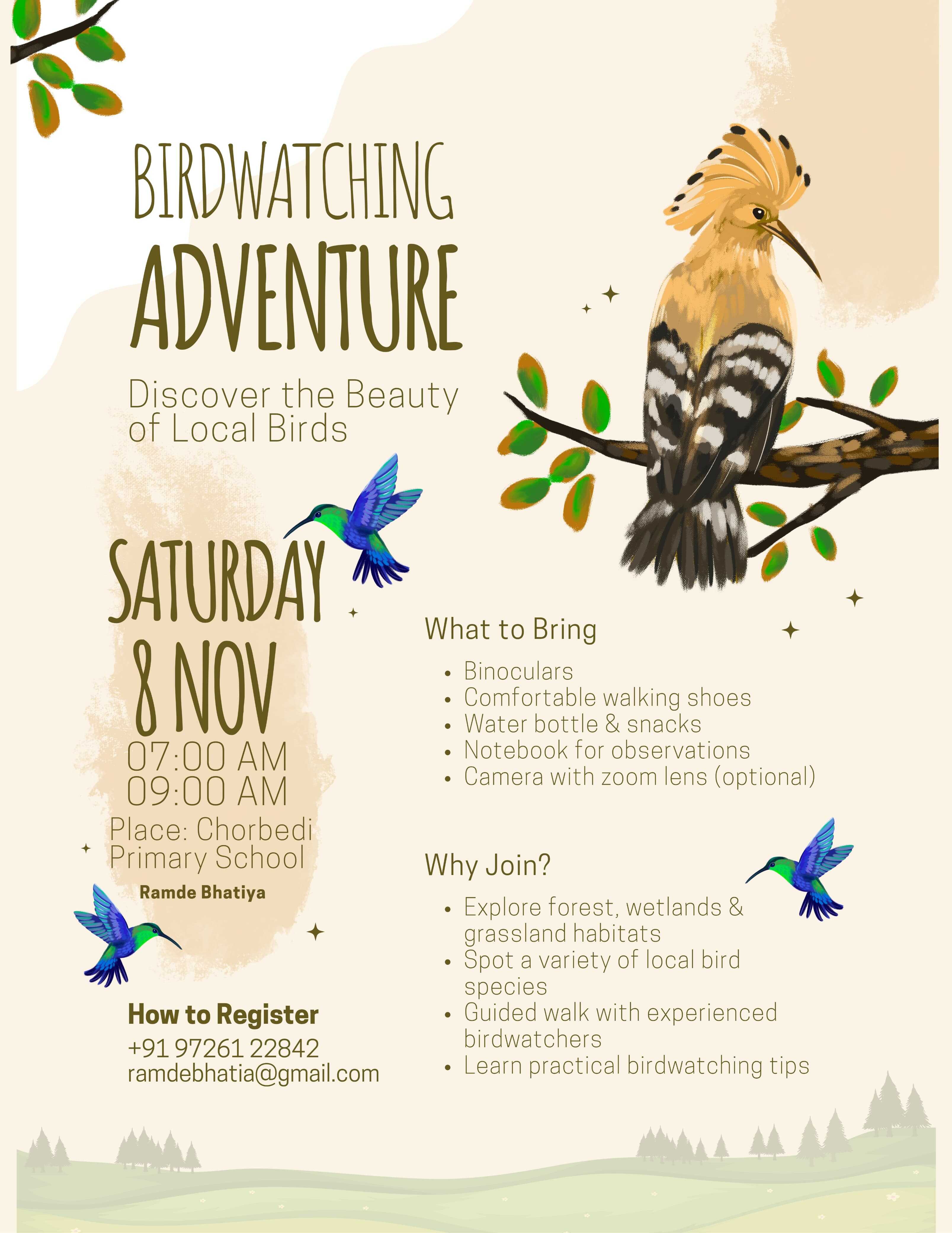 Birdwatching Adventure: Discover the Beauty of Local Birds