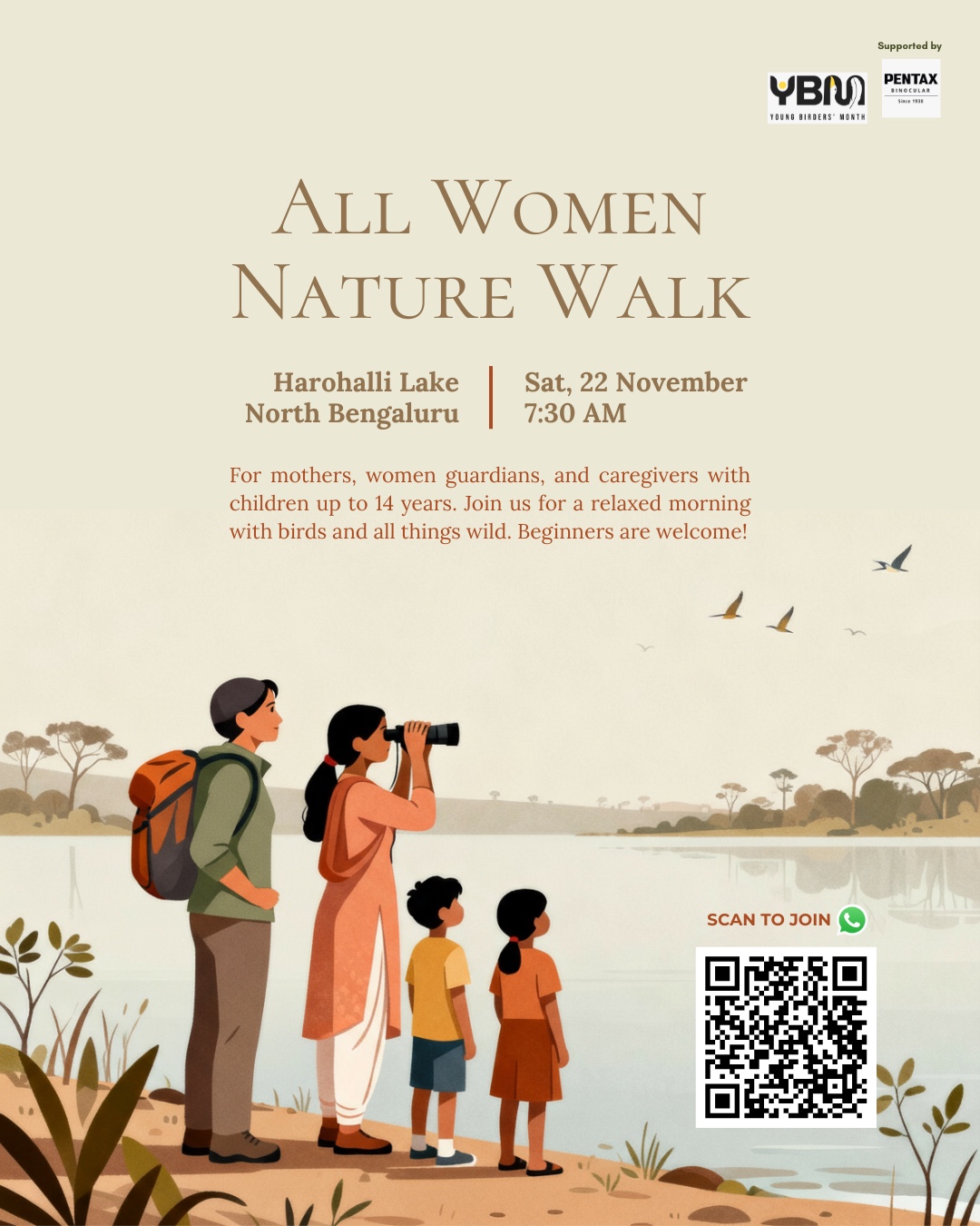 Birding by the Lake: A Walk for Women & Children
