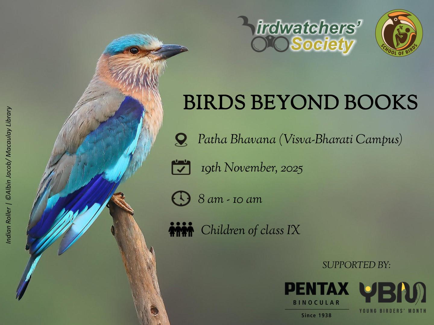 BIRDS BEYOND BOOKS – Discover, Count & Conserve
