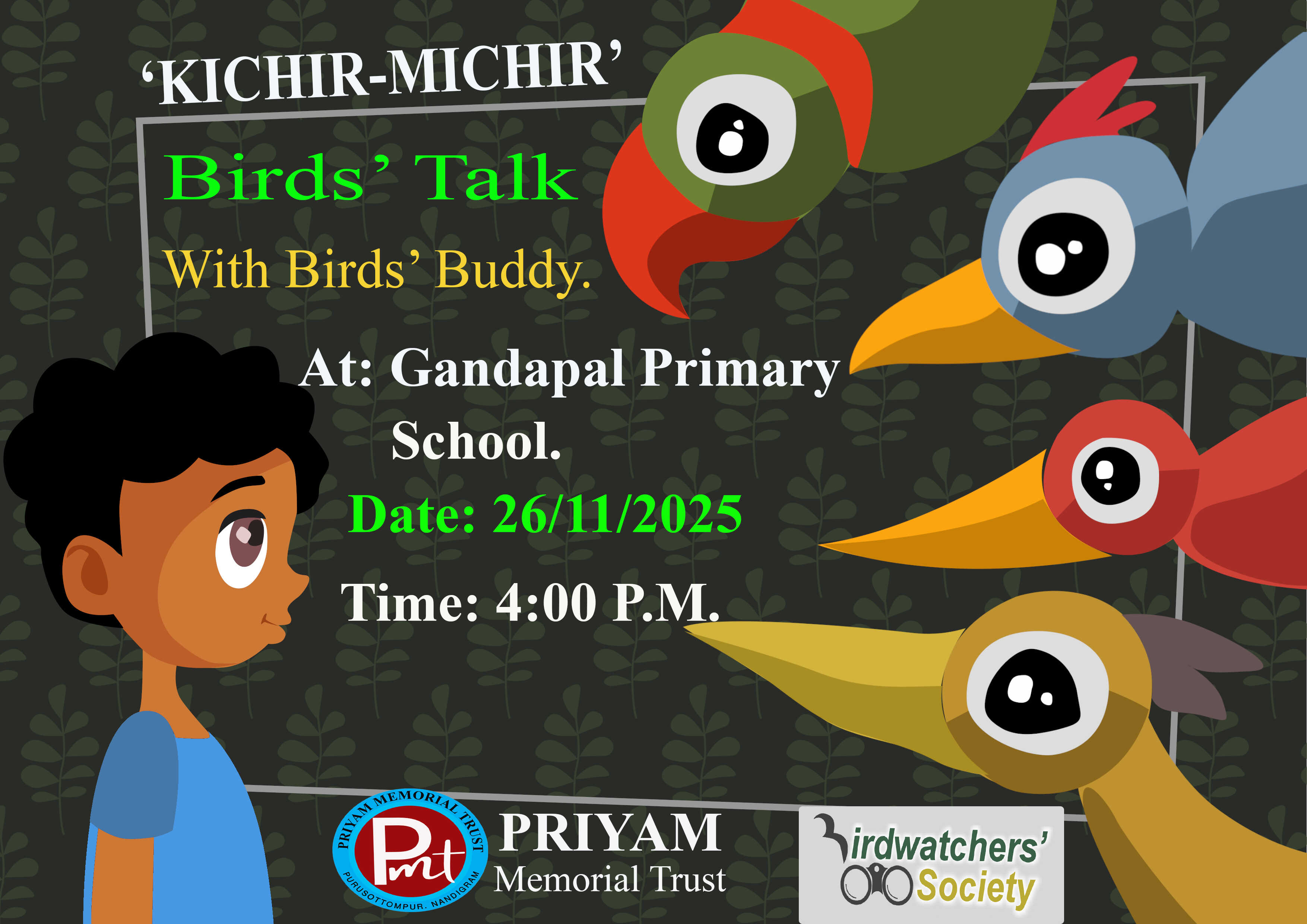 Bird-watching and Nature Awareness Workshop