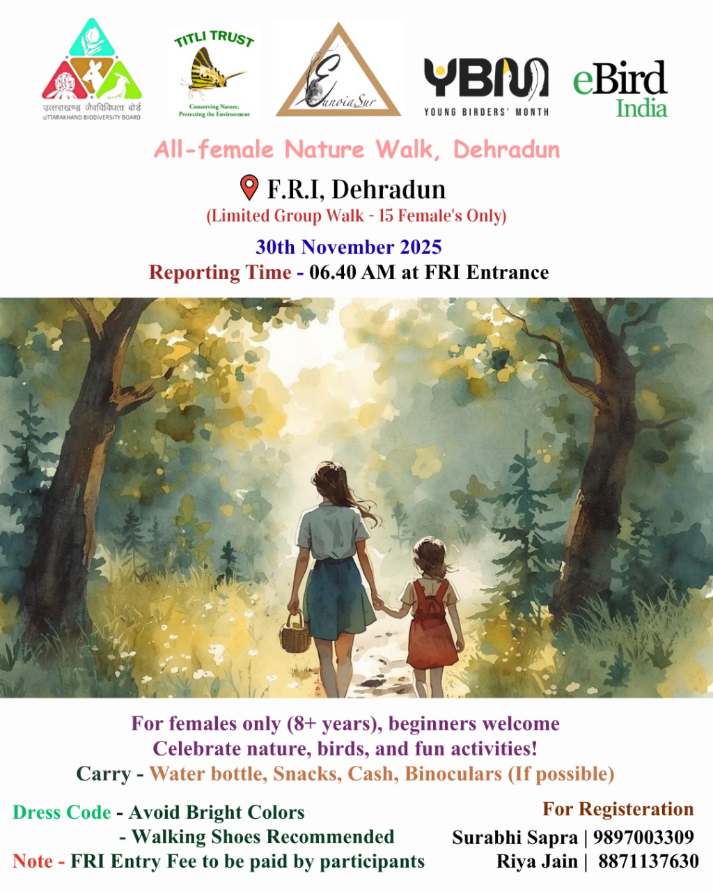 All-Female Nature Walk, Dehradun