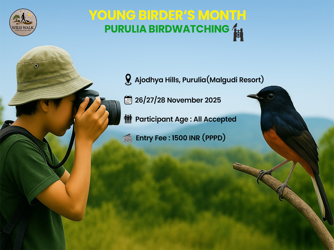 Young Birder’s Month – Purulia Birdwatching