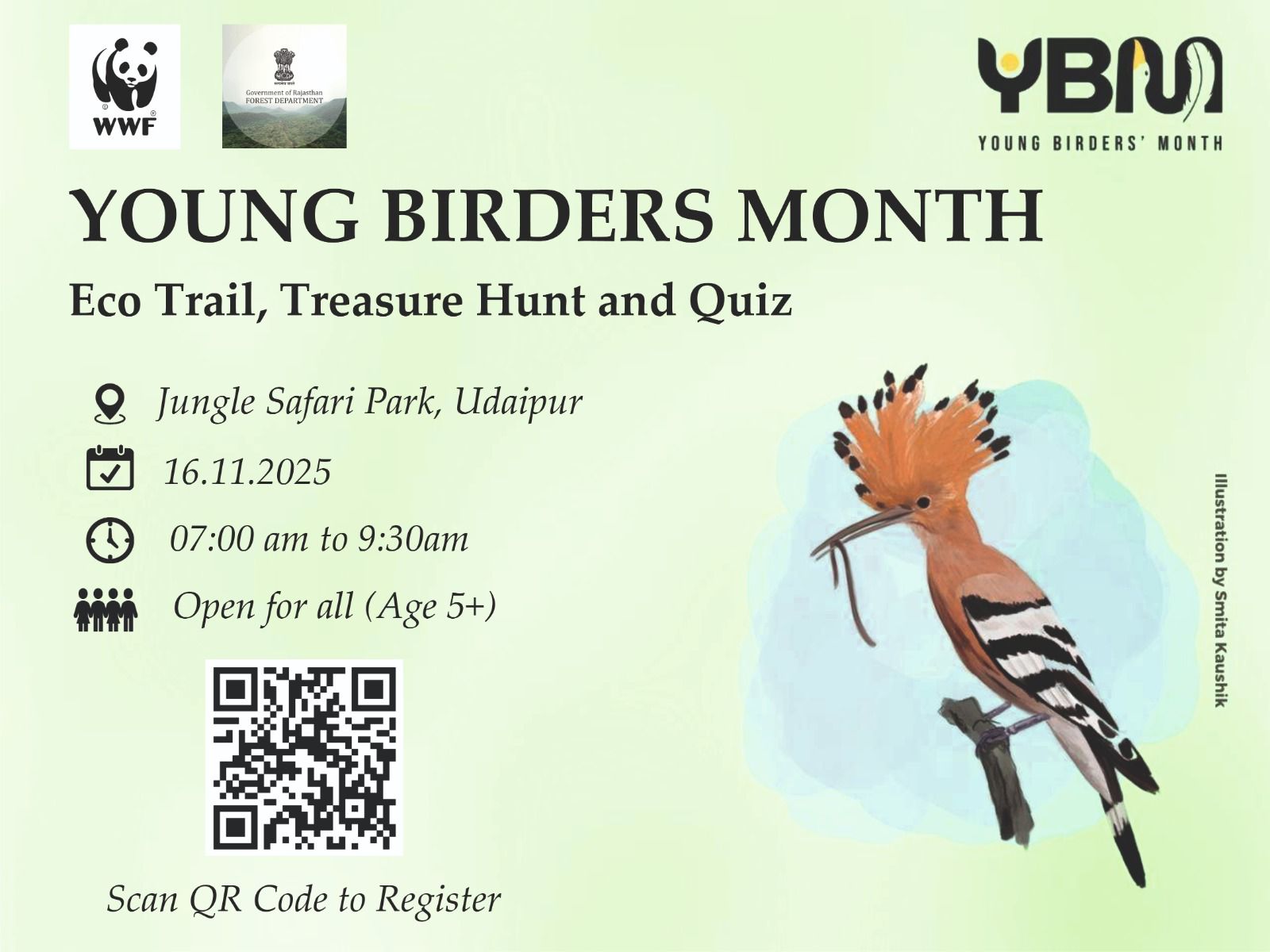 YBM Bird Trail, Treasure Hunt and Quiz