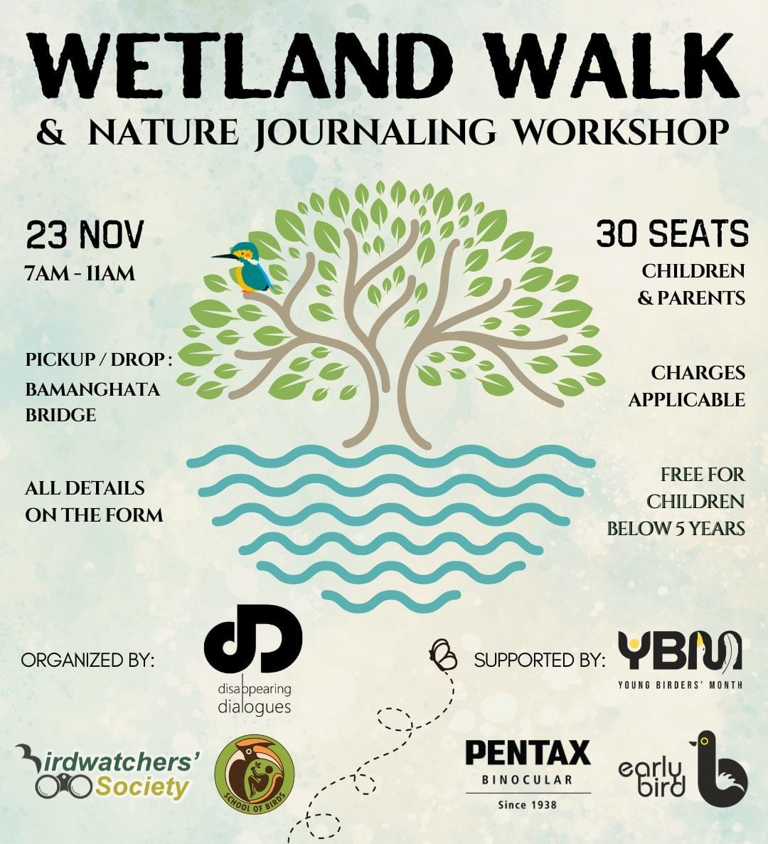 WETLAND WALK & NATURE JOURNALING WORKSHOP